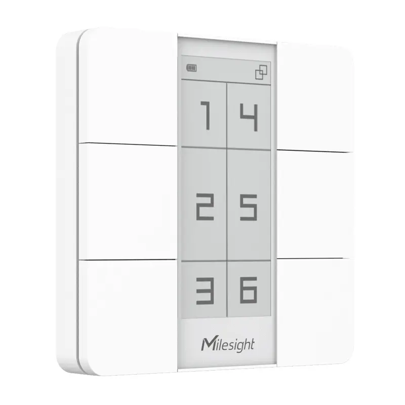 [ECO-IOT-SCENE-6BTN] 6 Button Smart Scene Panel With E-Ink Display